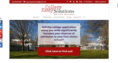 Desktop Screenshot of collegeessaysolutions.com